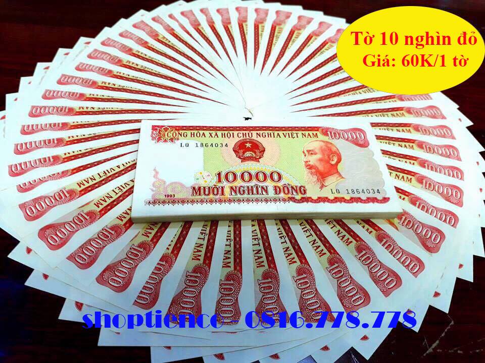 Tiền 10K giấy đỏ (hoa hậu tiền giấy)